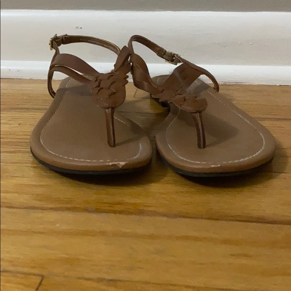 brown sandals